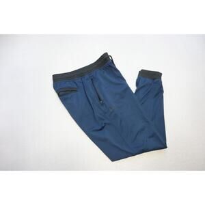 Under Armour Sweat Pants ColdGear Tapered Blue Athletic W/Pockets Mens Large